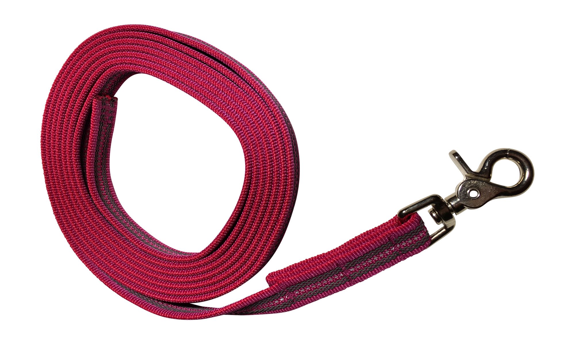 DOGS and MORE – Tracking / Training / Recall Leash = > 3 m with RUBBER and REFLECTIVE treads (w/o hand loop)