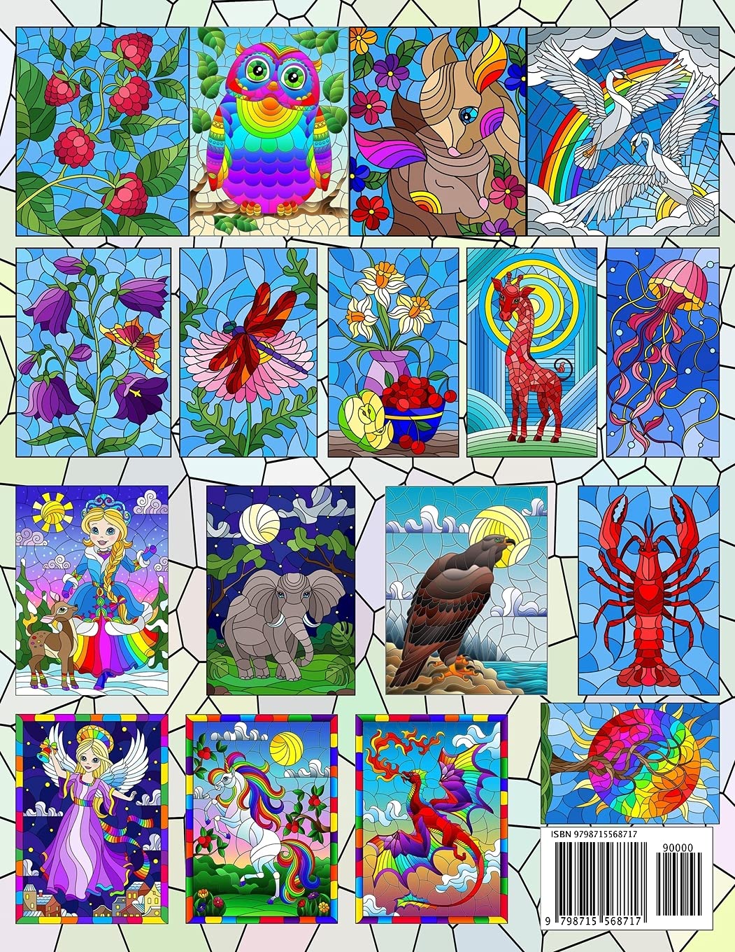 Amazon Com Timeless Creations Stained Glass Coloring Book Beautiful Patterns For Brain Relaxation With Intricate Mosaic Designs 9798715568717 Manuscripts Mary S Books