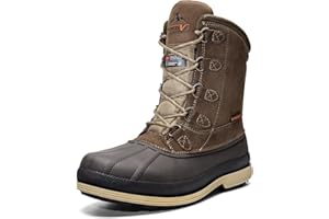 NORTIV 8 Men's Insulated Waterproof Work Winter Snow Boots