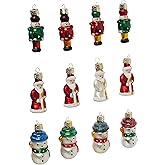 Kurt Adler 12-Piece Petite Treasures Glass Ornament Set