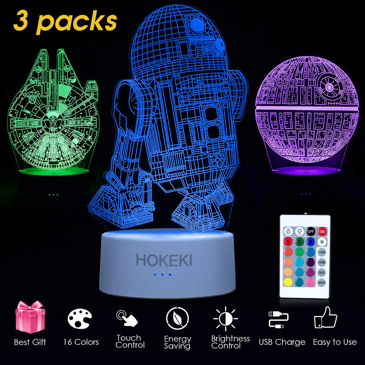 Best desk lamp star wars