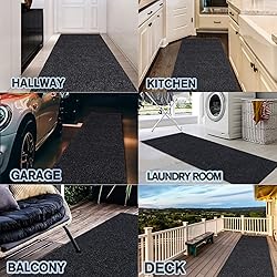 Custom Size Backed Non-Slip Area Rugs Runner, Easy