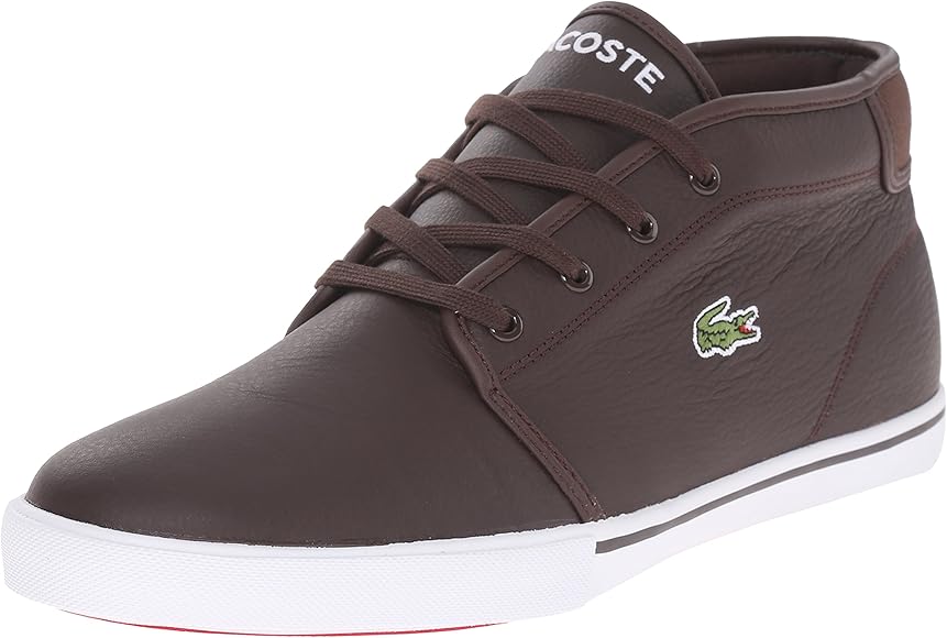 lacoste high top trainers