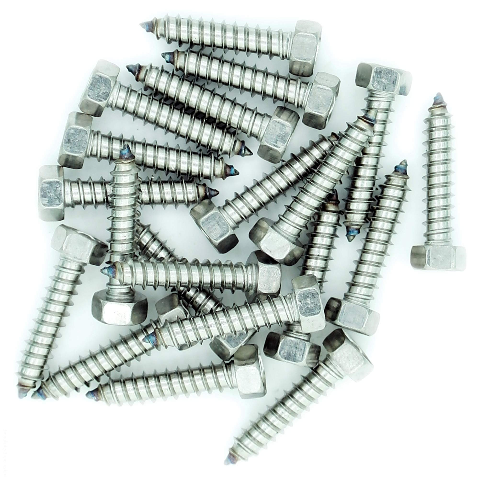 No.6 x 0.9 (3.5mm x 22mm) Hex Self-Tapping Screw - Stainless Steel (A2) (Pack of 20)