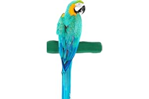Sweet Feet and Beak Comfort Grip Safety Perch for Bird Cages - Pedicure Perch for Birds to Keep Nails and Beaks in Top Condition - Safe Easy to Install Bird Cage Accessories - XL 13.5"