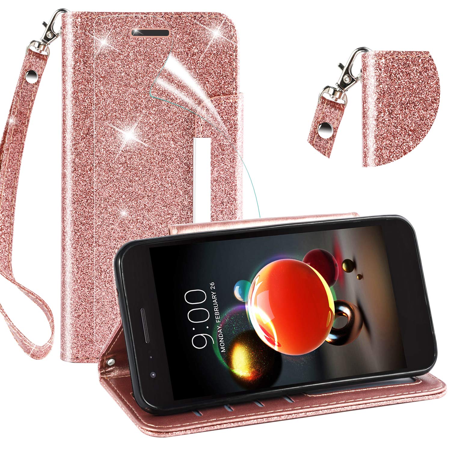 Best lg rebel 4 lte leather case