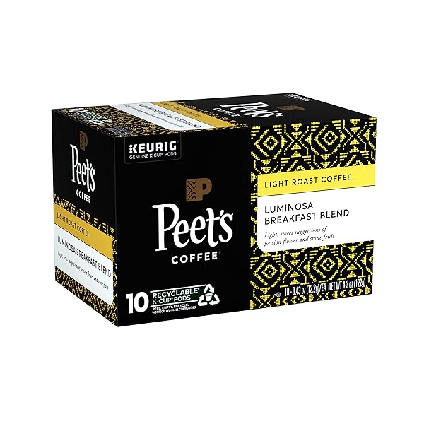 PEET’S COFFEE K-CUP PACK COLOMBIA LUMINOSA, 10CT