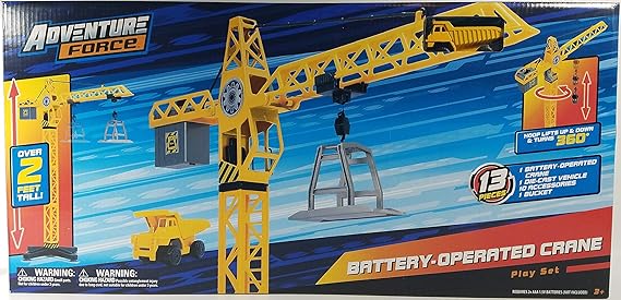 battery operated crane toy