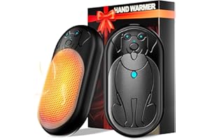 Miaton Electric Hand Warmers Rechargeable 2 Pack, 6000Mah Portable Pocket Warmer Reusable Hand Warmer Battery Operated Heater