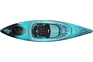 PERCEPTION KAYAKS Perception Joyride 10 - Sit Inside Kayak for Adults and Kids - Recreational and Multi-Water Kayak with Selfie Slot - 10'