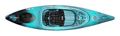 Perception - Joyride 10 - Sit Inside Kayak for Adults and Kids - Recreational and Multi-Water Kayak with Selfie Slot - 10 ft - Dapper