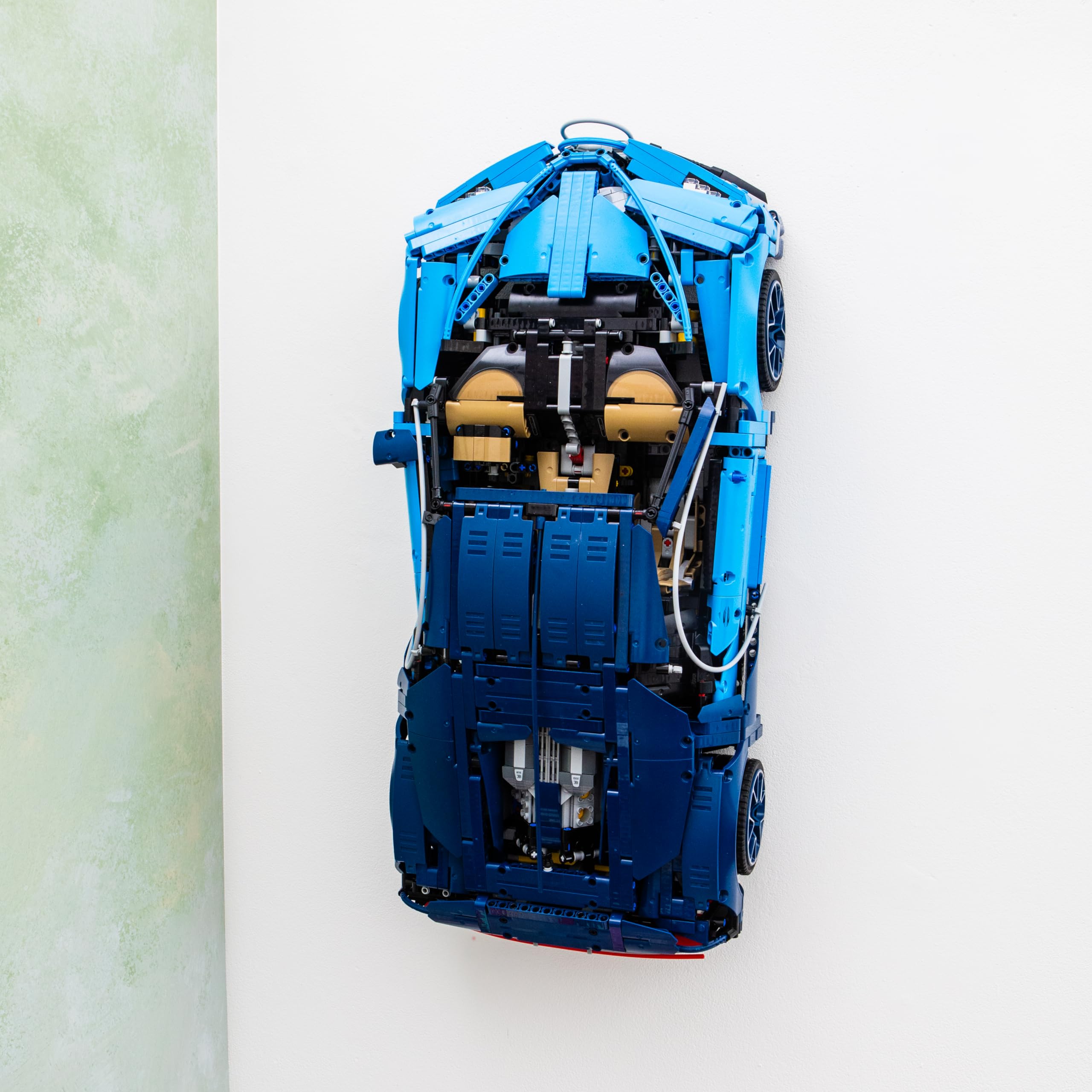 Brickify Wall Mount Bracket Compatible With Lego Technic Bugatti Chiron 42083 - Securely Display Your Car - Lego Set NOT Included
