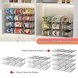 Ynelyase Can Storage Organizer Pantry and Canned