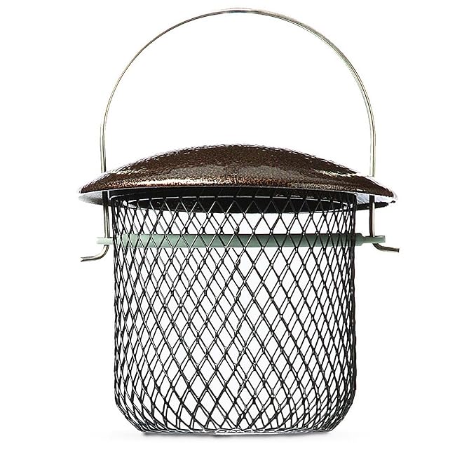 Tom Chambers Round Peanut Bird Feeder One Size Copper Amazon