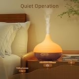 ASAKUKI 300ml Essential Oil Diffuser with 8 Oils 7 LED Lights Auto Shut-off view 4