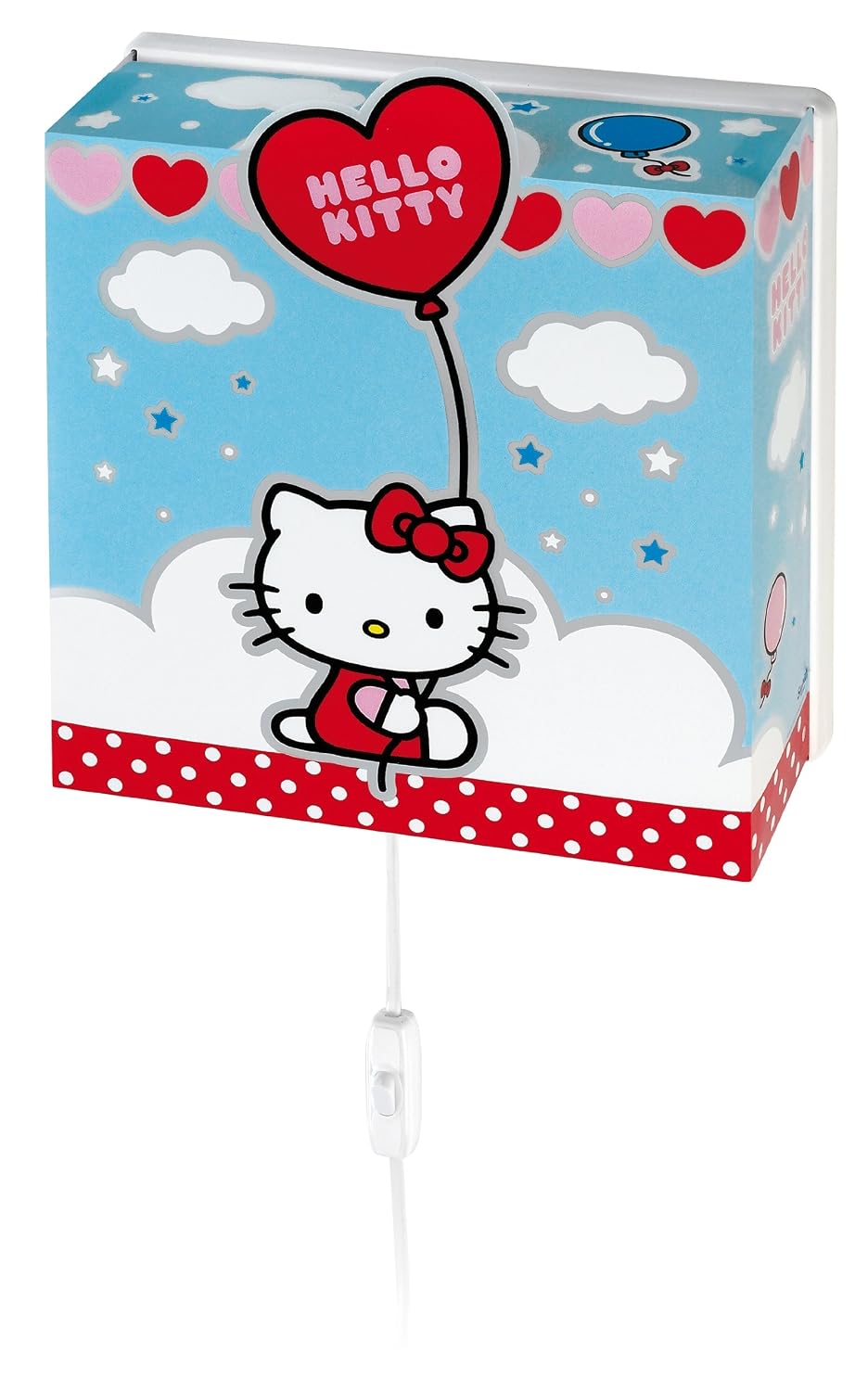 Dalber 75258 Wandlampe Hello Kitty Kinderzimmer Lampe Leuchte