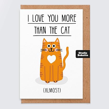 Carte Valentines Chat Je T Aime Plus Que Le Chat Carte Drole Valentines Cadeau Chat Carte Carte Valentines Chat Je T Aime Plus Que Le Chat Carte Drole Valentines Cadeau Chat Carte