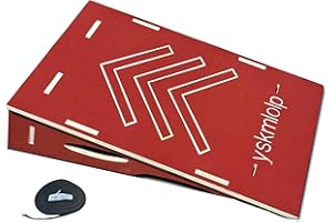 YSKMLOLP Jump Practice Ramp for Skateboards,BMX Bike,Bicycle,RC Car & Roller Skating - Kids ramp for Jumping Practice, Easy to Assemble & Portable (35" L x 23.26 "W x 8.66" H)