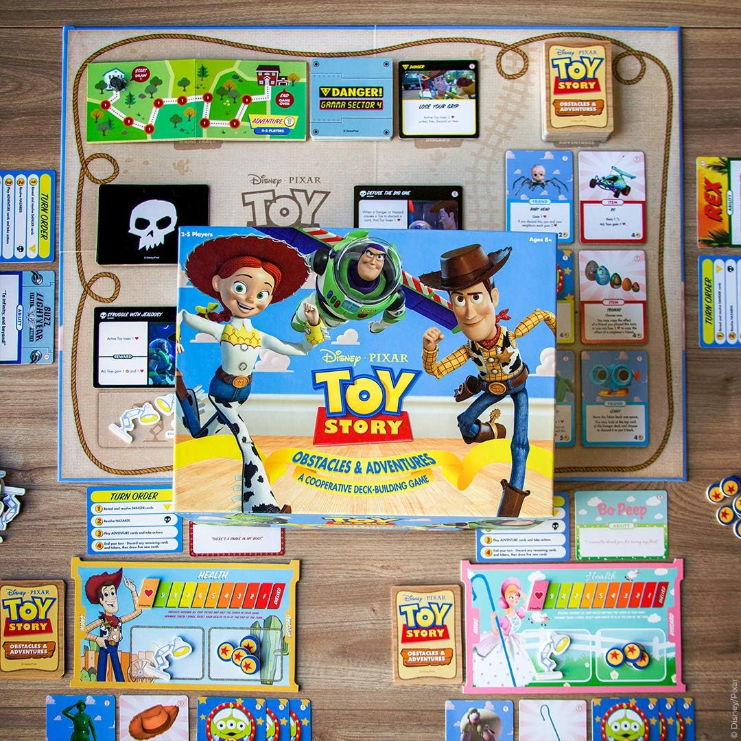 USAopoly USODB004578 Toy Story Obstacles and Adventures-A Cooperative Deck-Building Game, Multicolor - Image 5