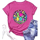 80s Shirt for Women I Love The 80's T-Shirt Vintage 80s Music Outfits Party 1980s Tee Short Sleeve Blouse Tops