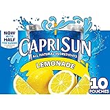 Capri Sun Lemonade Naturally Flavored Kids Juice Drink (10 ct Box, 6 fl oz Pouches)