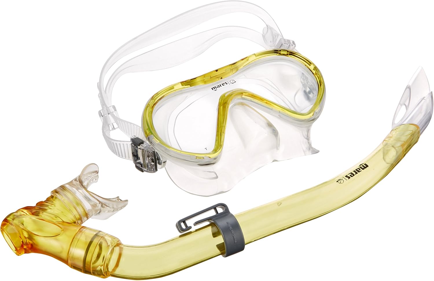 Mares Mask Plus Snorkel Seahorse Diving Kit - Transparent/CL, GURYLCL