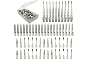 HIJEATON 60Pcs Metal Styling Duck Billed Hair Clips, Silver Alligator Roller Clips for Women's Long Hair Styling Sectioning and Pin Curls, Bow DIY, with Case
