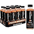 NEW Essentia Hydroboost Enhanced Bottled Water, 15.2 fl. oz. (450 mL), 12 Pack, Peach Mango, Hydrolyte Blend with B-Complex Vitamins and Electrolytes, Clean Taste & Supercharged Hydration