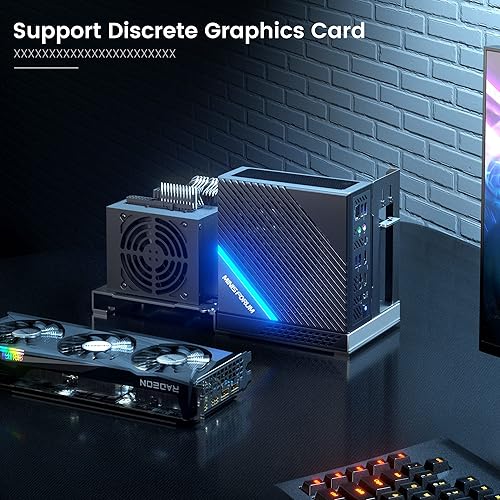 ミニPC Minisforum B550 5700G 32GB/512GB MinisForum B550 Mini-PC mit Dockingstation für Grafikkarten