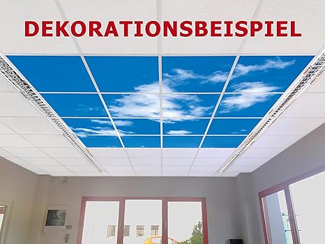Motivdecken Wolken – Designdecken für Kassettendecken – bedruckte