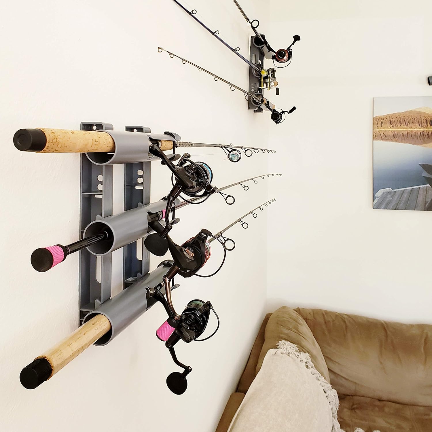  Rod Runner 3 Rod Rack Tri Mount Fishing Rod