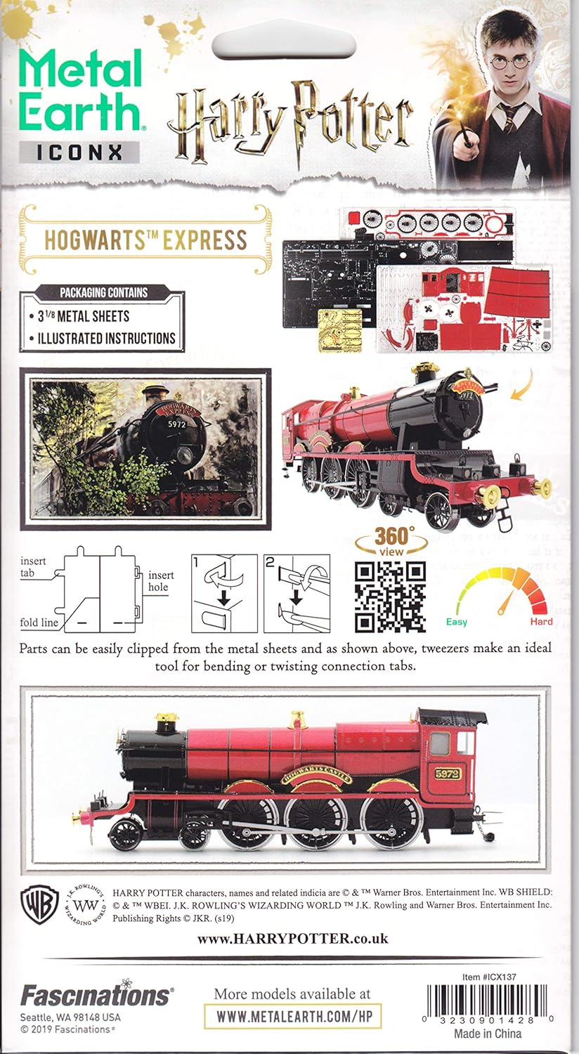 metal earth harry potter hogwarts express train