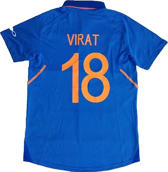 India Cricket VIRAT Printed World Cup DRI-FIT Jersey 2019