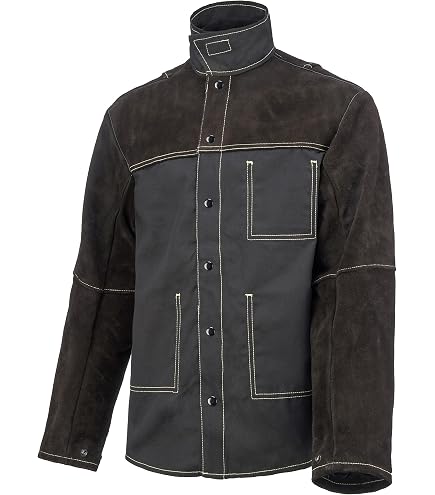 Waylander DURIN Leather Welding Jacket | Split Cowhide Leather