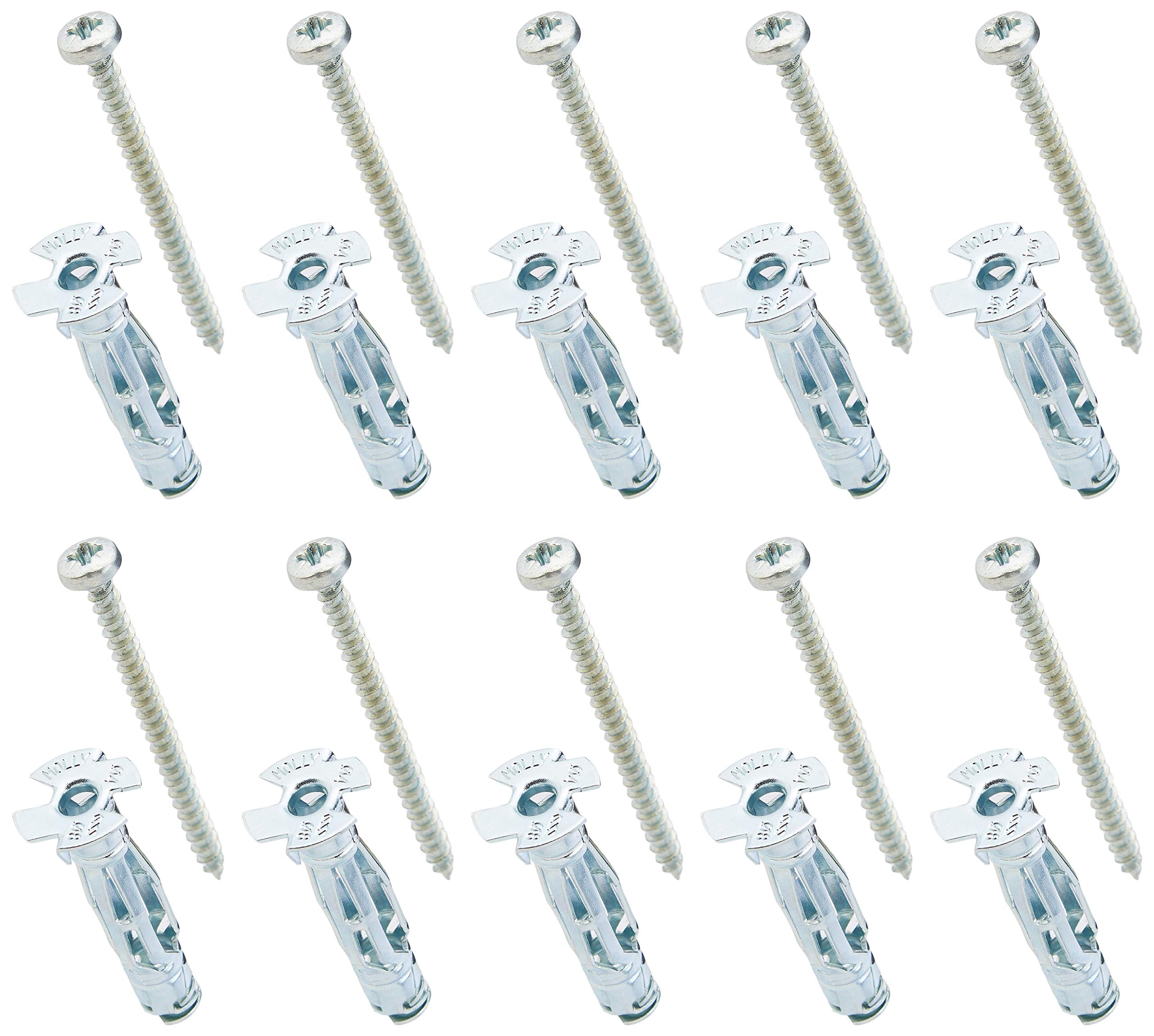 Molly Multi Metal Fixing, 8 x 37 mm - Pack of 10
