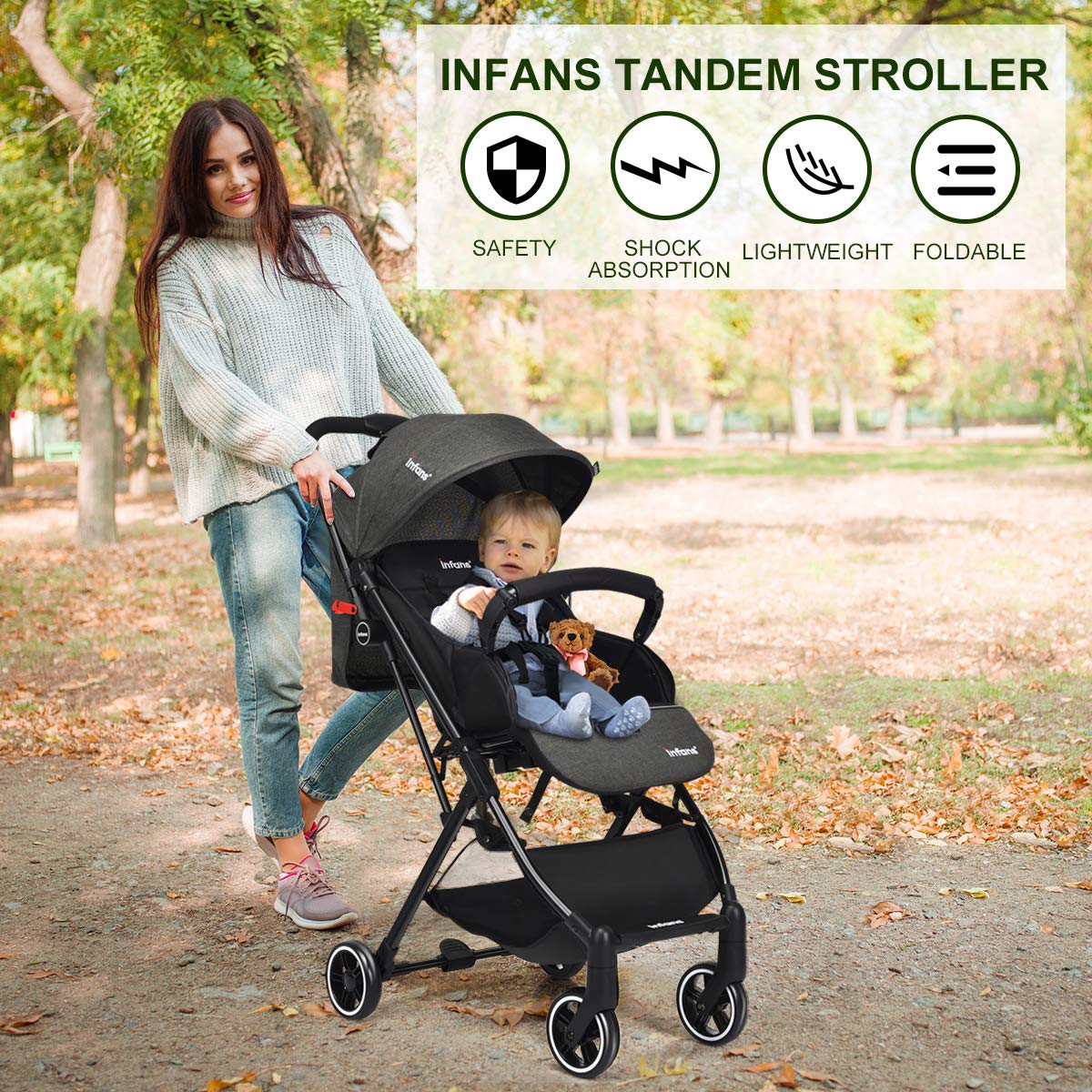 infans lightweight baby umbrella stroller