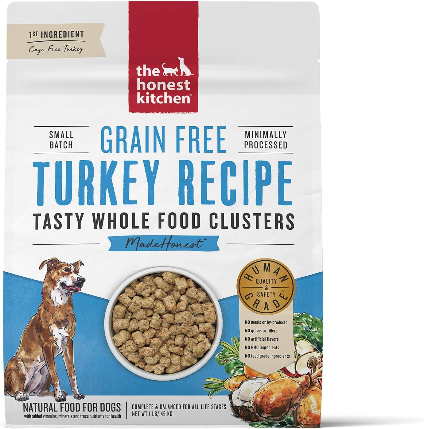 The Honest Kitchen Human Grade Grain Free Whole Food Clusters Dry Dog Food