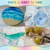 Funxim Crystal Clear Epoxy Resin Kit 1L Self Leveling 1:1 500ml+500ml view 6