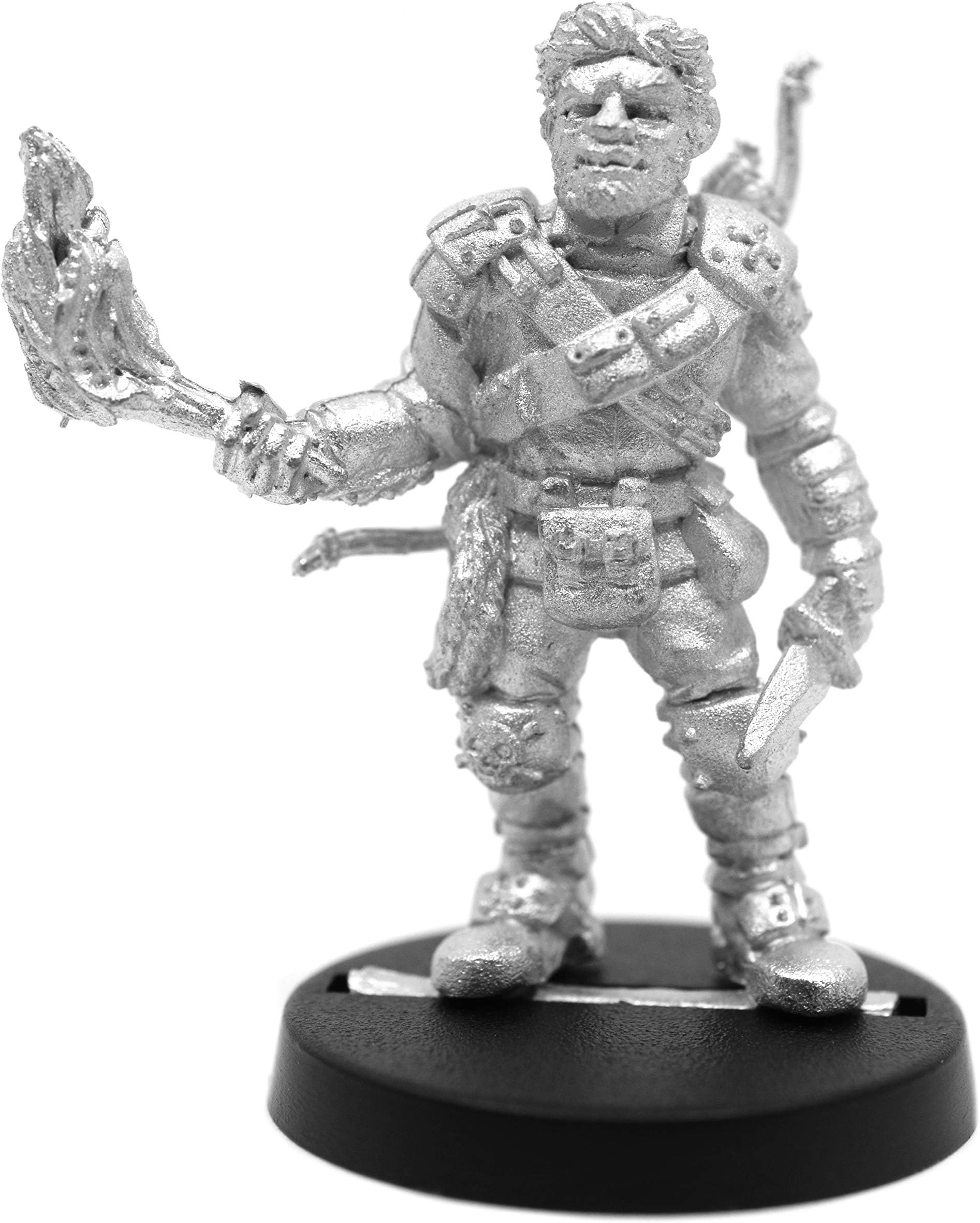Stonehaven Male Human Ranger Miniature Figure (for 28mm Scale Table Top War Games) - Made in US
