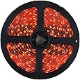 HitLights LED Light Strip - Red SMD 3528 - 300 LEDs, 16.4 Ft Roll - 12V DC - 82 Lumens / 1.5 Watts per Foot - Indoor IP-30 - Adhesive Backed for Easy Installation - LED Tape Light