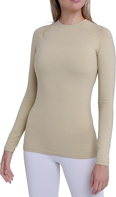 TCA Super Thermal Top Women Ladies Thermal Vest Sandstorm XS Ski Base Layer