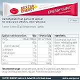Dextro Energy Cherry Sport Gums with Sodium 8 x 45 g Chewable Carbs view 5