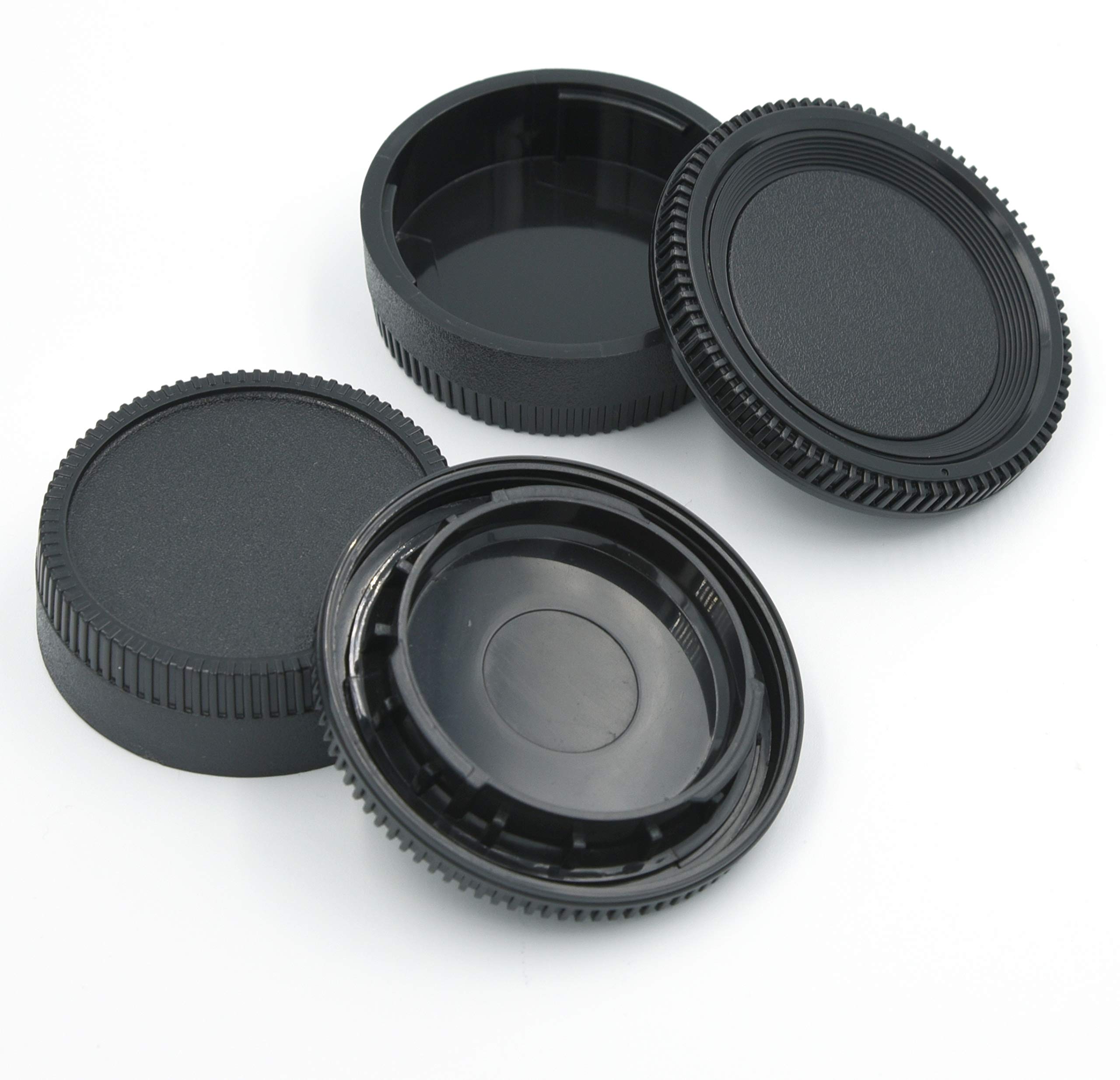 Digital HD Back and Body Caps for Nikon Compatible AF Lens EF to F Rear Lens Cap compatible LF-1