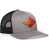 HAKA Camping Trucker Hat, Mountain Mesh Outdoor Hat for Men & Women, Adjustable Snapback Baseball Cap, Golf Hat