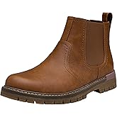 Jousen Chelsea Boots Men Lightweight Mens Boots Classic Slip On Boot Casual Boot for Men