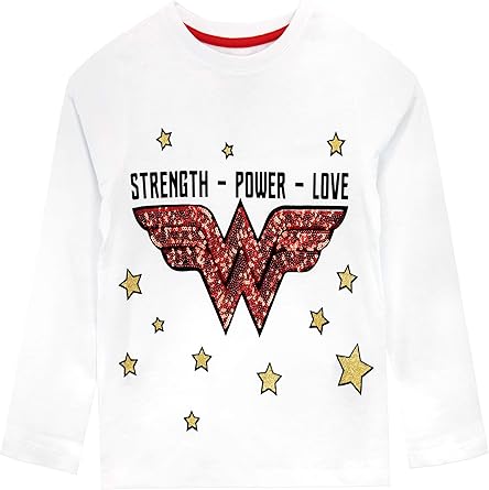 Dc Comics Girls Wonder Woman Long Sleeved Top