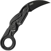 CRKT Provoke EDC Folding Knife with Kinematic, Black, 4040 | 2.41" Hawkbill Blade, D2 Steel for Edge Retention, Lightweight Aluminum Handle, Kinematic Deployment, Kinematic&trade; Opening