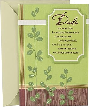 Amazon Com Hallmark Birthday Greeting Card To Father Loved And