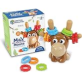 Learning Resources Max the Fine Motor Moose - 13 Pieces, Ages 2+ Toddler Learning Toys, Fine Motor Toy for Toddlers, Preschool Toys