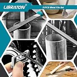 Libraton 31PC Metal File Set for Wood Steel Jewelry Riffler Needle Files view 7